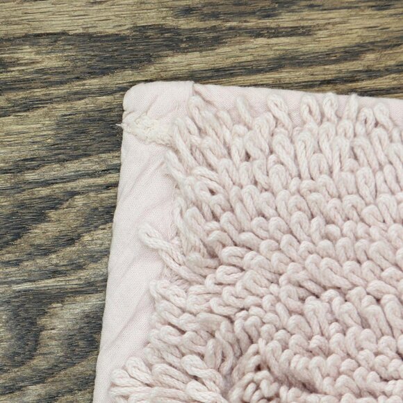 NEW Mohawk Home Non-Slip Fuzzy Bathroom Rug 16718548b84d1f Pink 2' x 5' - Picture 4 of 5